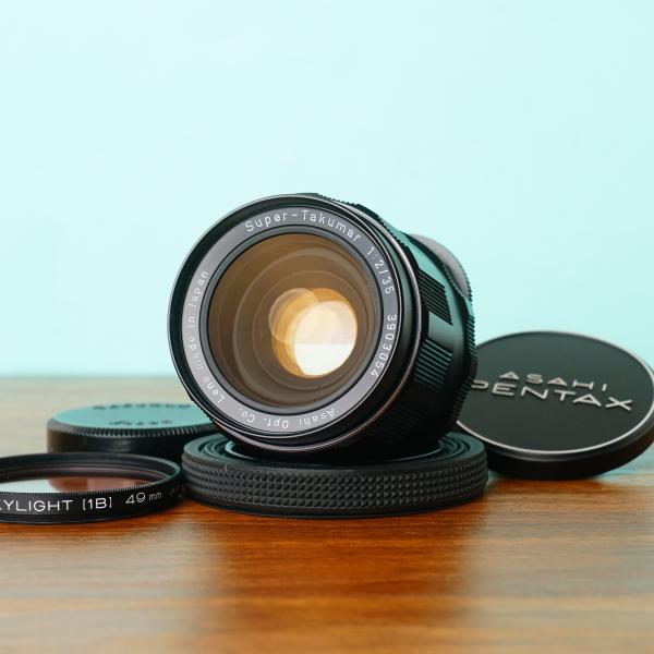 Super Takumar 35mm F/2 広角レンズ 前期型 ペンタックス [美品] Super Takumar 35mm f2 広角 オールドレンズ #355