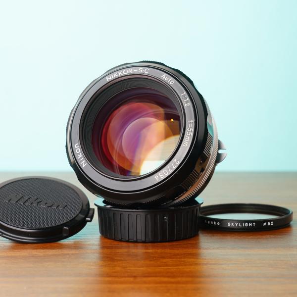 Nikon ニコン NIKKOR-S.C Auto 55mm F1.2　レンズ ニコン（Nikon） 【美品】Nikon NIKKOR-S.C Auto 55mm f1.2 非Ai