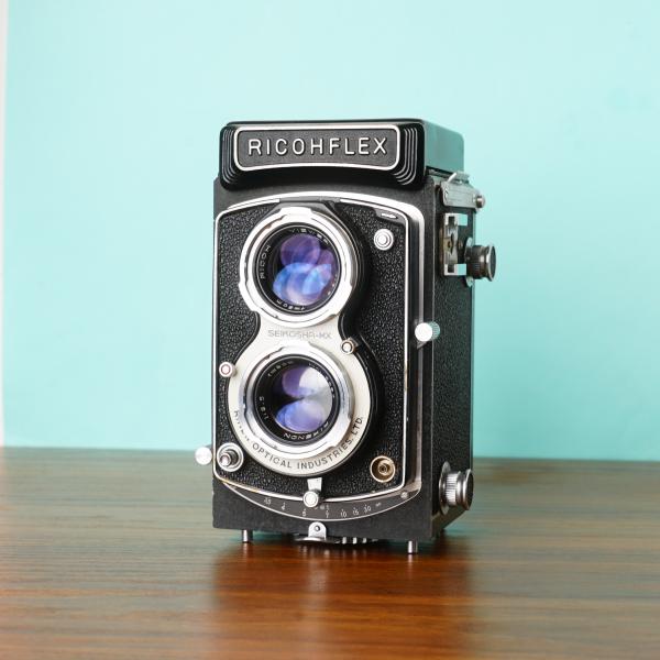 完動品◎RICOHFLEX NEW DIA セイコー付き 二眼レフ フィルムカメラ #84