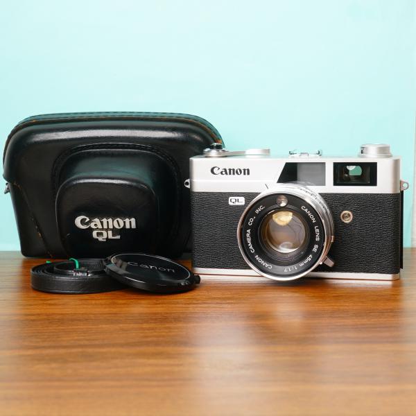 [美品] 完動品◎Canon キャノネット QL17 フィルムカメラ #435