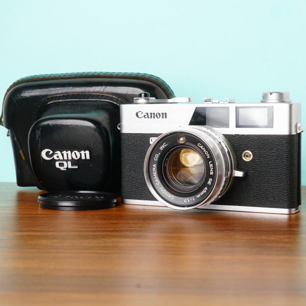 [美品] 完動品◎Canon キャノネット QL17 フィルムカメラ #605