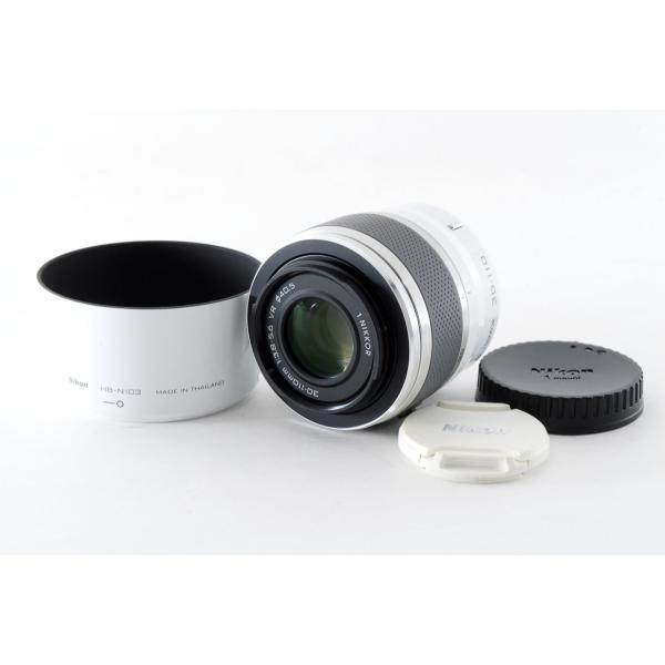望遠レンズ 中古 Nikon ニコン 1 Nikkor 30 110mm F3 8 5 6 手振れ補正 ホワイト Vr 限定特価