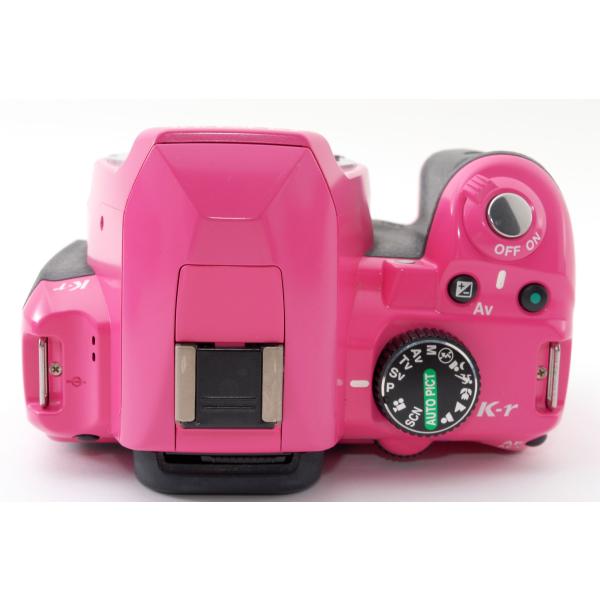 世界の人気ブランド 一眼レフカメラ 中古 Pentax ペンタックス ピンク K R レンズキット