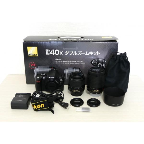 Nikon デジタル一眼レフカメラ D40X ダブルズームキット D40XWZ