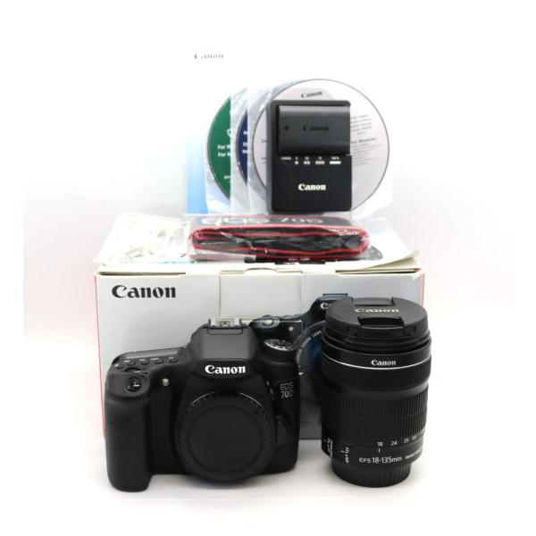 Canon デジタル一眼レフカメラ EOS70D レンズキット EF-S18-135mm F3.5-5.6 IS STM 付属 ブラック EOS70D18135STMLK