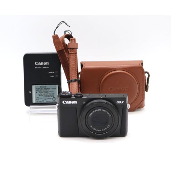 Canon コンパクトデジタルカメラ PowerShot G9 X Mark II ブラック 1.0型センサー/F2.0レンズ/光学3倍ズーム PSG9XMARKIIBK
