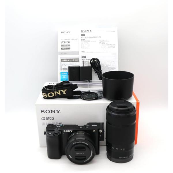 ソニー ミラーレス一眼 α6100 ダブルズームキット SONYミラーレス一眼α6100ダブルズームレンズキット : カメラのアキラ