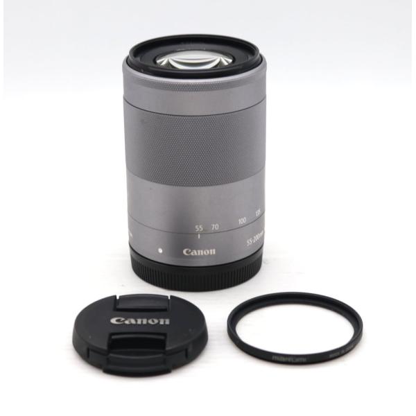 Canon 望遠ズームレンズ EF-M55-200mm F4.5-6.3 IS STM(シルバー