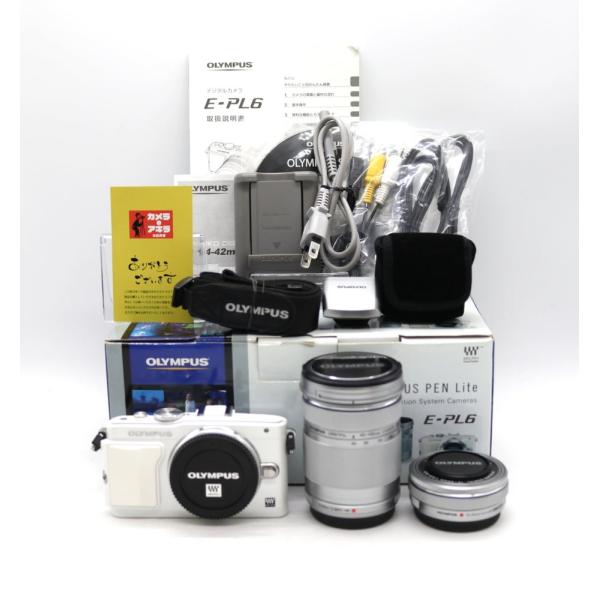OLYMPUS ミラーレス一眼 PEN Lite E-PL6 EZダブルズームキット