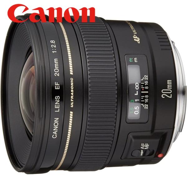 Canon EF 20mm f/2.8 単焦点レンズ 中古 EFレンズ キヤノン Canon EF 20mm F2.8 USM フルサイズ対応 単焦点