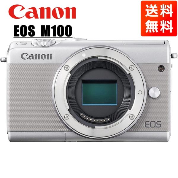 EOS M キヤノン Canon M100 ボディ グレー ミラーレス一眼 カメラ 中古