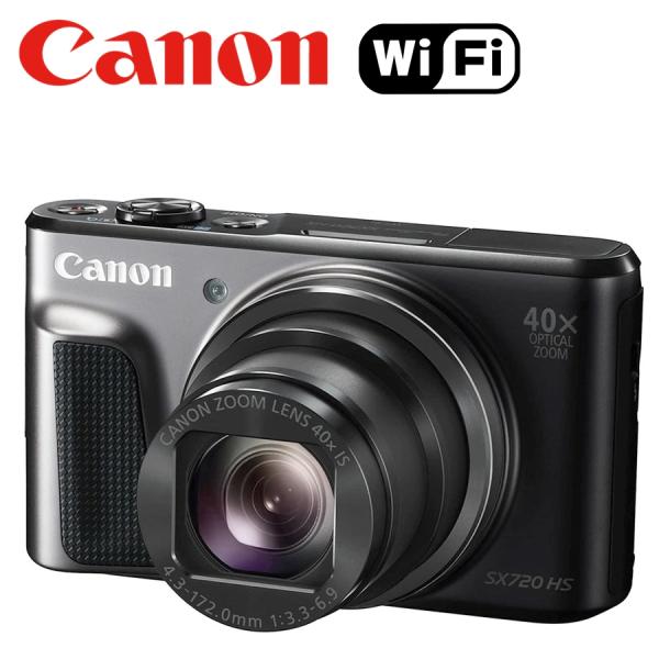 キヤノン Canon PowerShot SX720 HS パワーショット ブラック コンパクトデジタルカメラ コンデジ カメラ 中古
