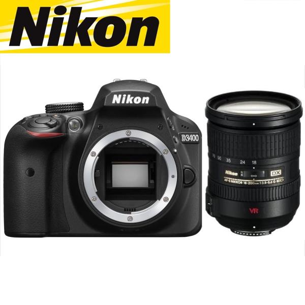 Nikon D3400 デジタル一眼レフ　18mm-200mmレンズ付き ニコンD ニコン Nikon D3400 AF-S 18-200mm VR 高倍率 レンズセット