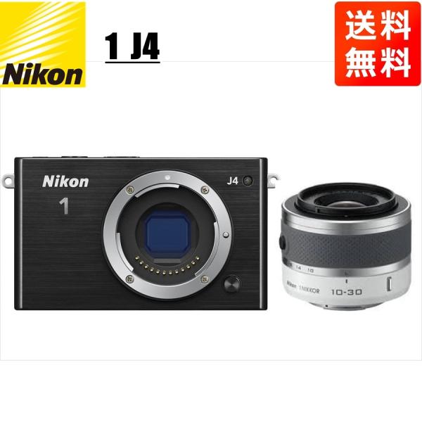 Nikon 1 J ニコン J4 ブラックボディ 10-30mm ホワイト レンズ Nikon 1 J ニコン J4 ブラックボディ 10-30mm ホワイト レンズ