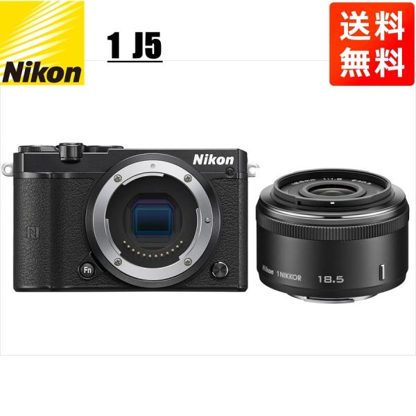 Nikon ニコン ミラーレス一眼 1 J5 ブラック　レンズ　18.5 Nikon 1 J ニコン J5 ブラックボディ 18.5mm 1.8 ブラック 単