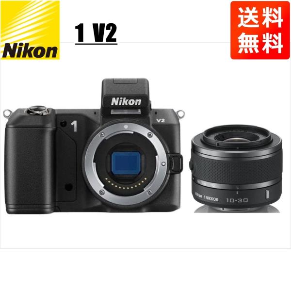 Nikon 1 V ニコン V2 ブラックボディ 10-30mm ブラック レンズセット