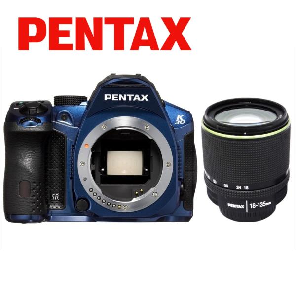 K-30 ペンタックス PENTAX 18-135mm 高倍率 レンズセット ブルー K-30 ペンタックス PENTAX 18-135mm 高倍率 レンズセット ブルー