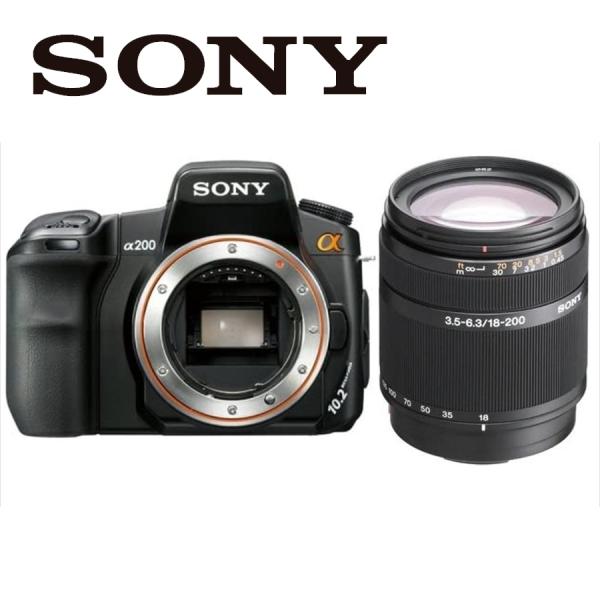 α（ソニー） ソニー SONY α200 DT 18-200mm 高倍率 レンズセット