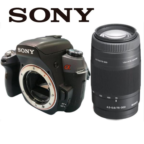 α(ソニー) ソニー SONY α550 75-300mm 望遠 レンズセット α(ソニー) ソニー SONY α550 75-300mm 望遠 レンズセット