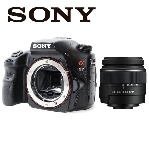 α(ソニー) ソニー SONY α57 DT 18-55mm 標準 レンズセット α(ソニー) ソニー SONY α57 DT 18-55mm 標準 レンズセット
