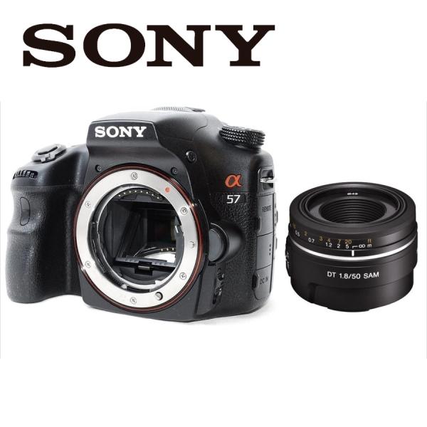 ソニー SONY α57 DT 50mm 1.8 単焦点 レンズセット デジタル一眼 ソニー SONY α57 DT 50mm 1.8 単焦点 レンズセット デジタル一眼
