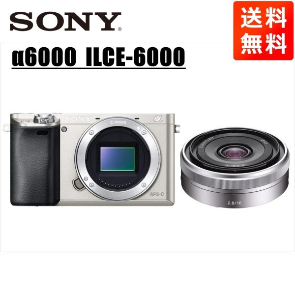 α(ソニー) ソニー SONY α6000 シルバーボディ E 16mm 2.8 単 α(ソニー) ソニー SONY α6000 シルバーボディ E 16mm 2.8 単