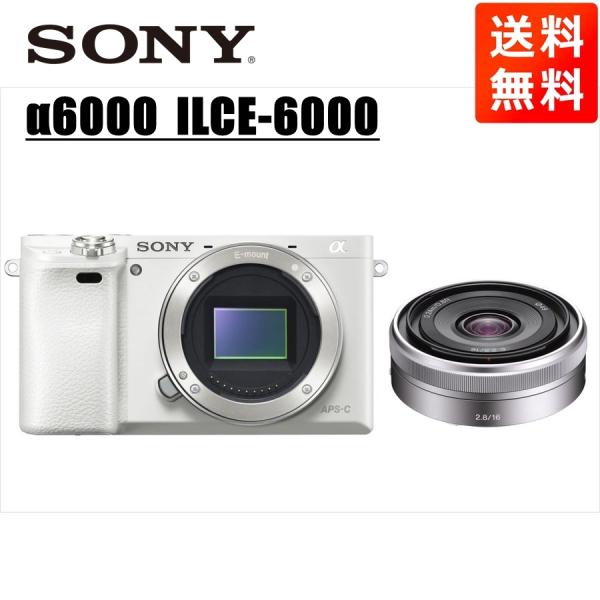 α(ソニー) ソニー SONY α6000 ホワイトボディ E 16mm 2.8 単 α(ソニー) ソニー SONY α6000 ホワイトボディ E 16mm 2.8 単