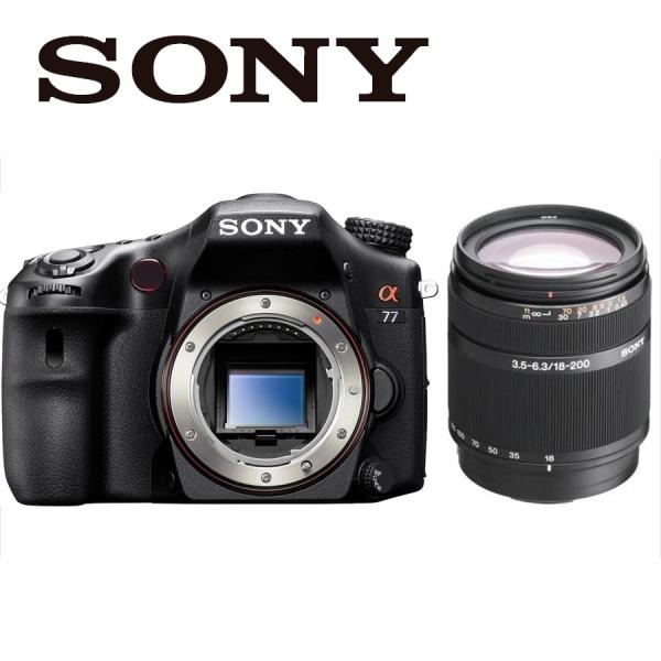 ソニー SONY α77 DT 18-200mm 高倍率 レンズセット デジタル一眼 ソニー SONY α77 DT 18-200mm 高倍率 レンズセット デジタル一眼