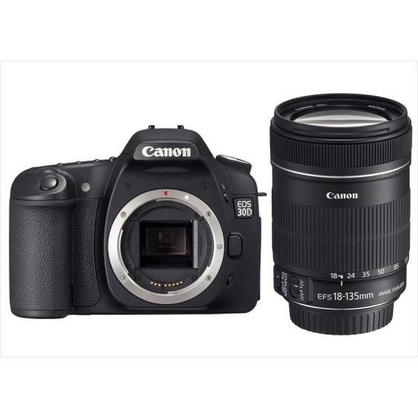 キヤノン Canon EOS 30D EF-S 18-135mm 高倍率 レンズセット 手振れ補正 デジタル一眼レフ カメラ 中古
