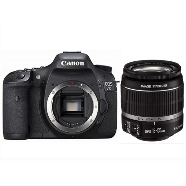キヤノン Canon EOS 7D EF-S 18-55mm 標準 レンズセット 手振れ補正 デジタル一眼レフ カメラ 中古