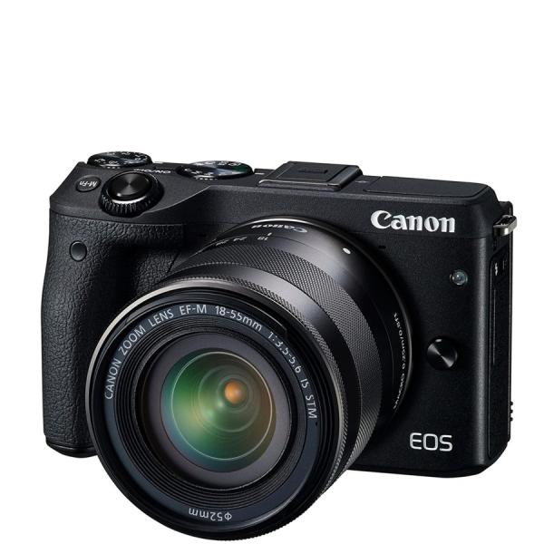 キヤノン Canon EOS M3 レンズキット ブラック ミラーレス 一眼レフ 中古