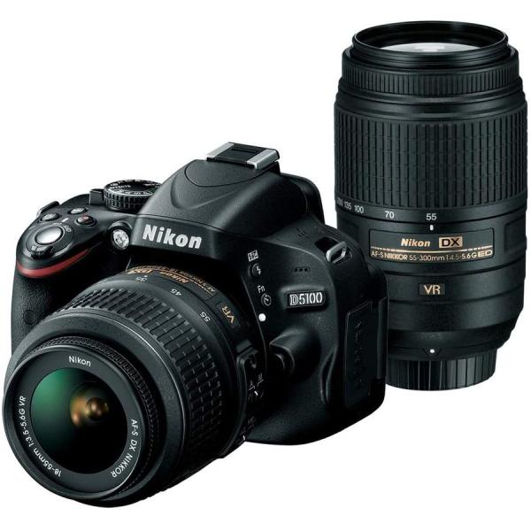 ニコン Nikon D5100 18-55mm 55-300mm ダブルズームキット デジタル