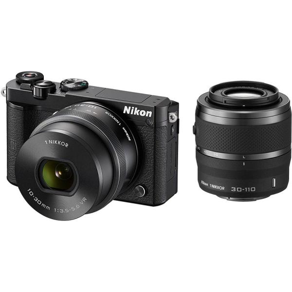 Nikon 1 J ニコン J5 10-30mm 30-110mm ダブルズームキット ブラック