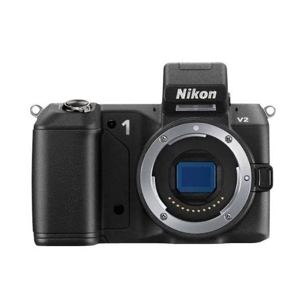 美品 Nikon 1 V2 ミラーレスカメラ ブラック ① Nikon 1 J ニコン V2 ボディ ブラック ミラーレス一眼 カメラ