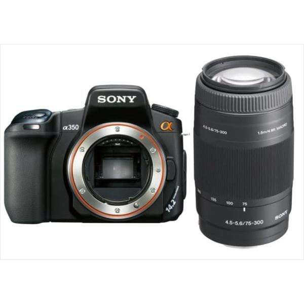 ソニー SONY α350 75-300mm 望遠 レンズセット デジタル一眼レフ 