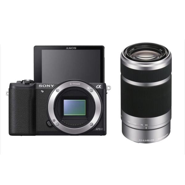 ソニー SONY α5100 E 55-210mm シルバー 望遠レンズセット ソニー SONY α5100 E 55-210mm シルバー 望遠レンズセット