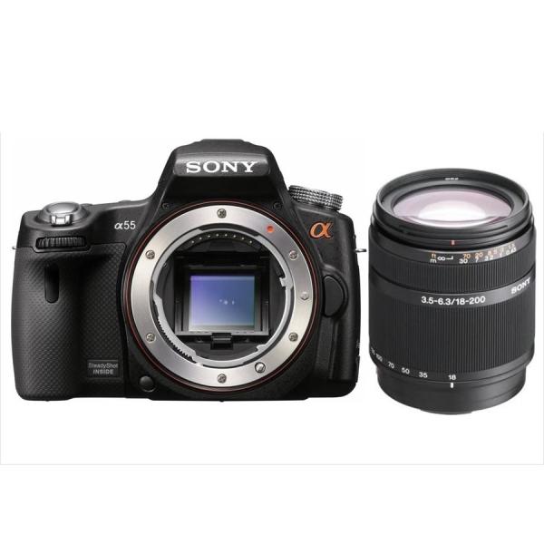 2021新作】 □ほぼ新品□ ソニー SONY α55 SIGMA 18-200 レンズセット