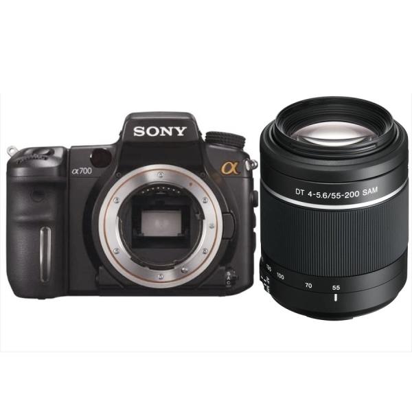 ソニー SONY α700 DT 55-200mm 望遠 レンズセット デジタル一眼レフ カメラ 中古