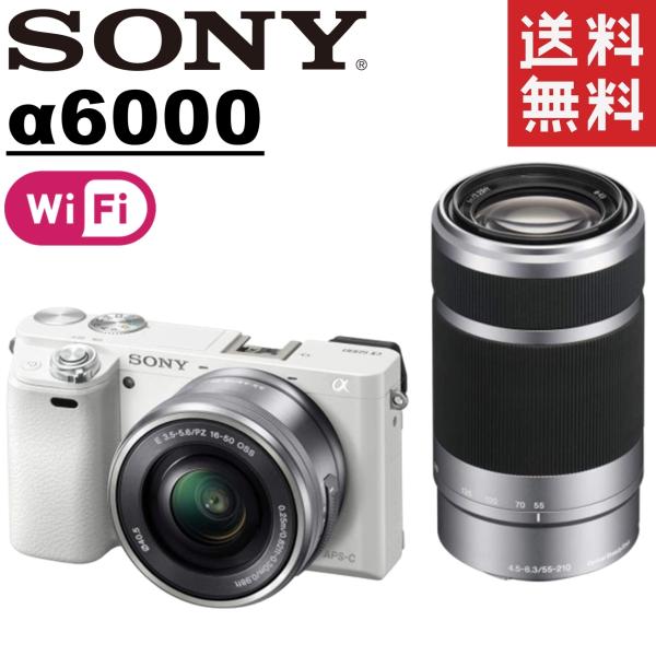 ソニー SONY α6000 アルファ6000 ホワイト ILCE-6000Y ダブル