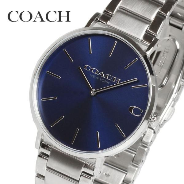 COACH コーチ チャールズ CHALS ブルー メンズ 41mm 腕時計
