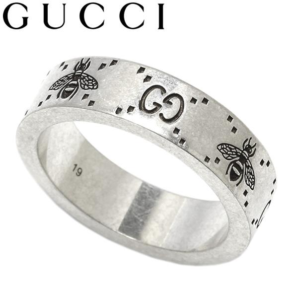 GUCCI グッチ リング 指輪 シルバー GG ビー ハチ メンズ ブランド プレゼント イタリア製 728389 J8400 0728