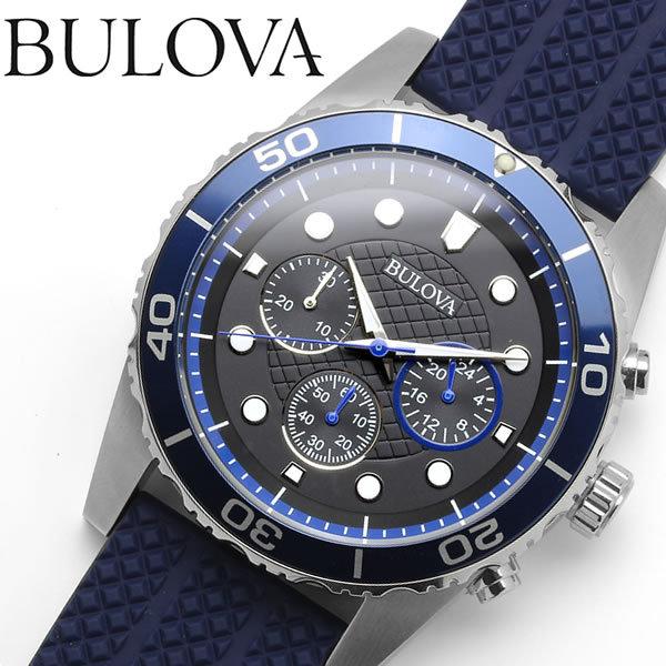 【BULOVA】 ブローバ 腕時計 メンズ 男性用 10気圧防水 クロノグラフ ダイバーズ クオーツ スポーツ 98A190 :98a190:腕時計  財布 バッグのCAMERON - 通販 - Yahoo!ショッピング