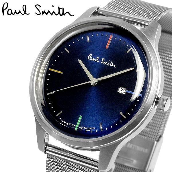 ポールスミス 腕時計 メンズ ステンレス メッシュベルト 41mm ザ・シティ THE CITY Paul Smith ギフト BC5-415-71