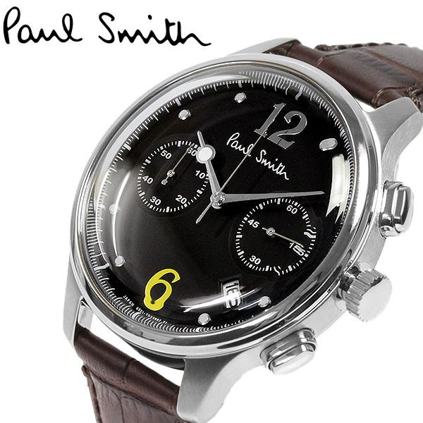 Paul Smith ポールスミス 腕時計 メンズ クロノグラフ 革ベルト Paul Smith ポールスミス 腕時計 メンズ クロノグラフ 革ベルト