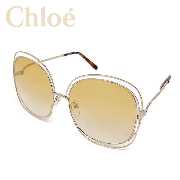 Chloe クロエ サングラス レディース ゴールド イエローグラデーション