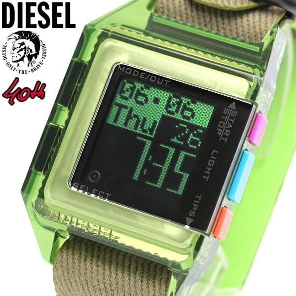 たか　DIESEL デジタル腕時計 クリア/カラフル DIESEL DIESEL ディーゼル 腕時計 ウォッチ メンズ 男性用 40
