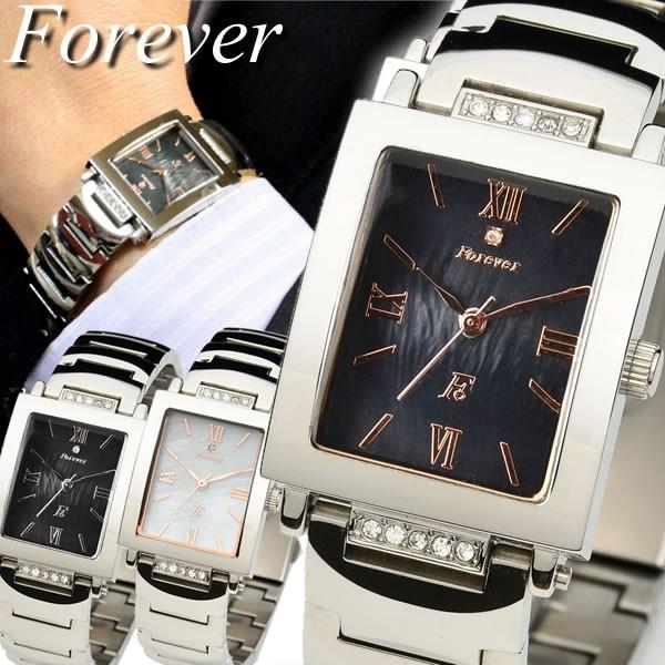 フォーエバー メンズ 腕時計 4年電池 ダイヤモンド スクエア ウォッチ 男性用 ブランド 人気 Fg15 腕時計 財布 バッグのcameron 通販 Yahoo ショッピング