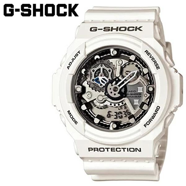 CASIO カシオ G-SHOCK Gショック 腕時計 メンズ ウォッチ デジアナ 白 ホワイト LED 防水 プレゼント ギフト  ga-300-7ajf