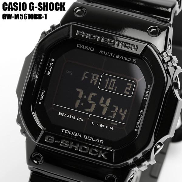 CASIO カシオ G-SHOCK 電波ソーラー 20気圧防水 デジタル 腕時計 ラバー メンズ GW-M5610BB-1 :gw