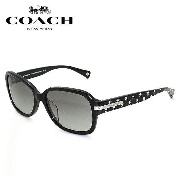 COACH コーチ サングラス レディース ブラック 紫外線対策 UVカット 